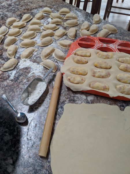 Ham and Cheese Perogies » RecipeCollage.com » September 15, 2025