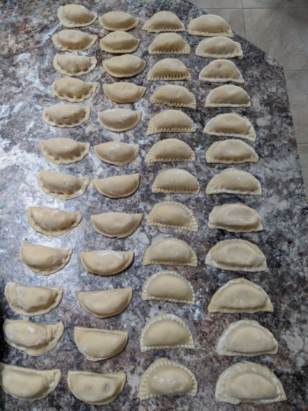 Ham and Cheese Perogies » RecipeCollage.com » September 15, 2025