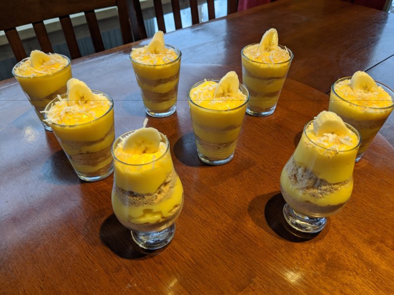Vanilla Banana Coconut Layered Dessert » RecipeCollage.com » September 15, 2025