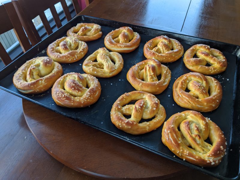 Salted Pretzels & Pizza Pretzels » RecipeCollage.com » September 15, 2025