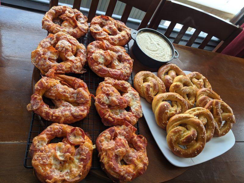 Salted Pretzels & Pizza Pretzels » RecipeCollage.com » September 15, 2025