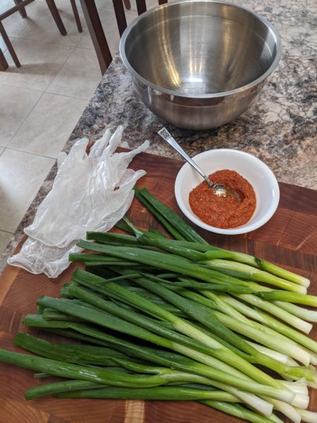 Green Onion Kimchi » RecipeCollage.com » September 16, 2025