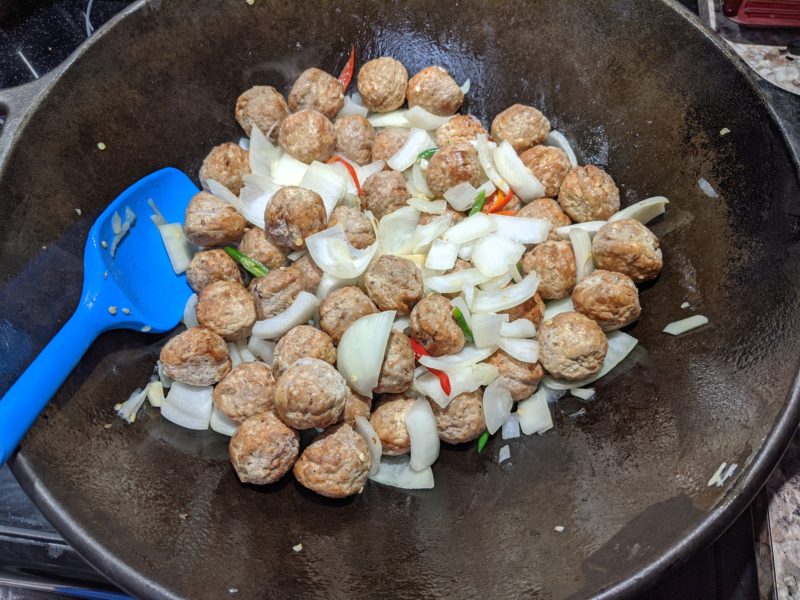 Sweet n Sour Meatballs » RecipeCollage.com » September 16, 2025