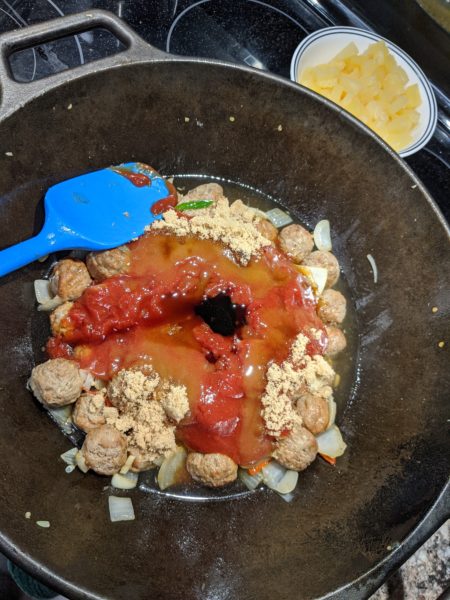 Sweet n Sour Meatballs » RecipeCollage.com » September 16, 2025