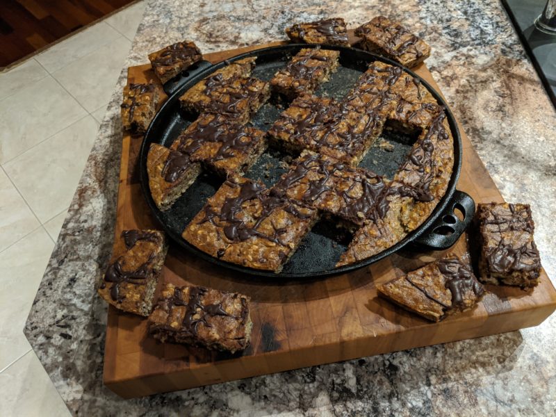 Banana Oat Chocolate Bars » RecipeCollage.com » September 15, 2025