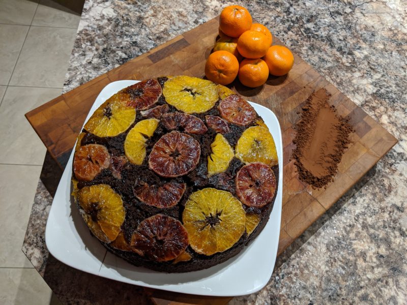 Upside Down Orange Chocolate Cake » RecipeCollage.com » September 15, 2025