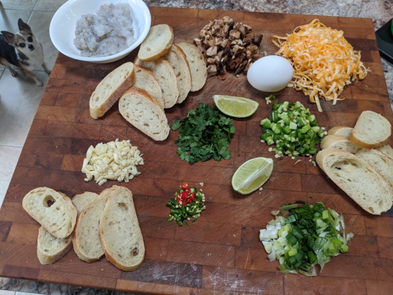 Toasted Baguettes & Shrimp » RecipeCollage.com » September 15, 2025