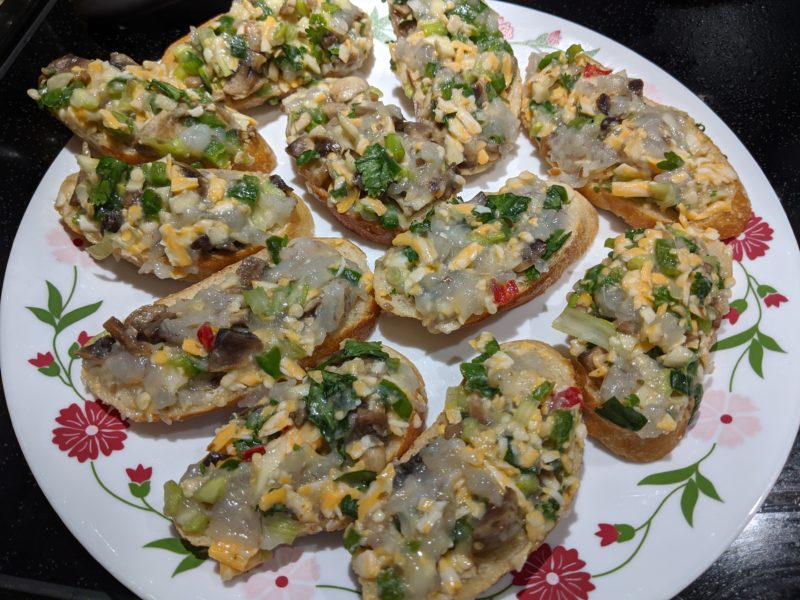 Toasted Baguettes & Shrimp » RecipeCollage.com » September 15, 2025