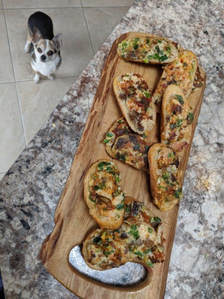 Toasted Baguettes & Shrimp » RecipeCollage.com » September 15, 2025