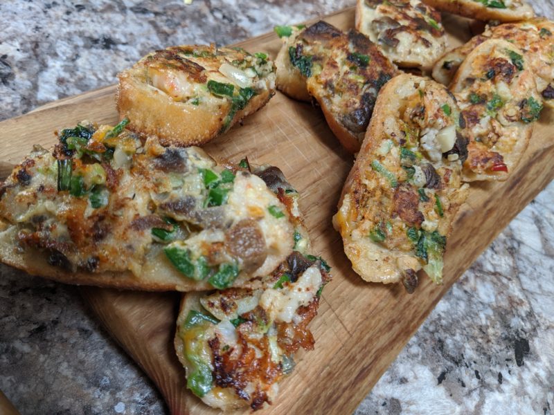 Toasted Baguettes & Shrimp » RecipeCollage.com » September 15, 2025