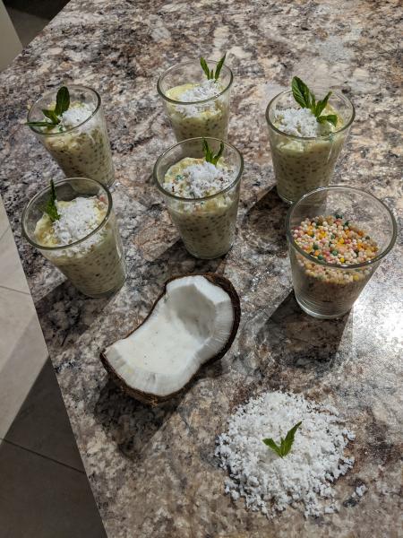Coconut Tapioca Pudding » RecipeCollage.com » September 15, 2025