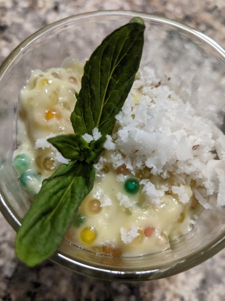 Coconut Tapioca Pudding » RecipeCollage.com » September 15, 2025