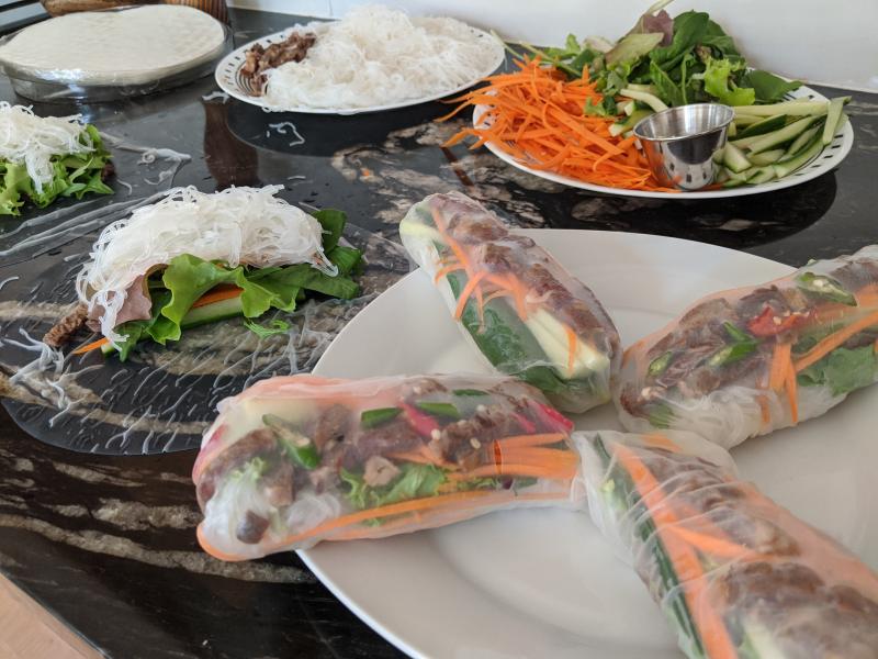 Short Rib Salad Rolls » RecipeCollage.com » September 16, 2025