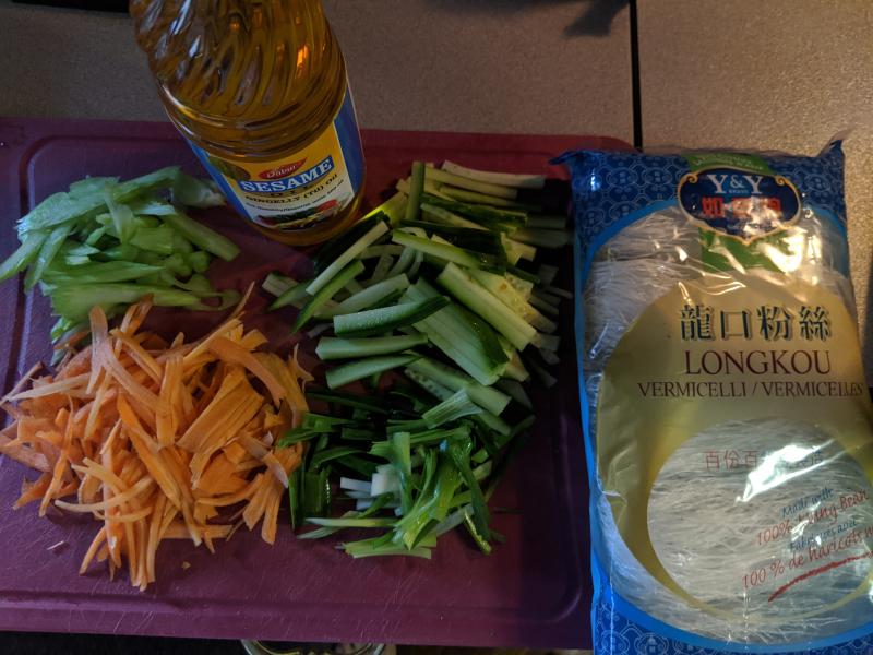 Glass Noodle Salad » RecipeCollage.com » September 16, 2025
