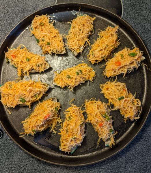 Baked Stuffed Mussels » RecipeCollage.com » September 15, 2025