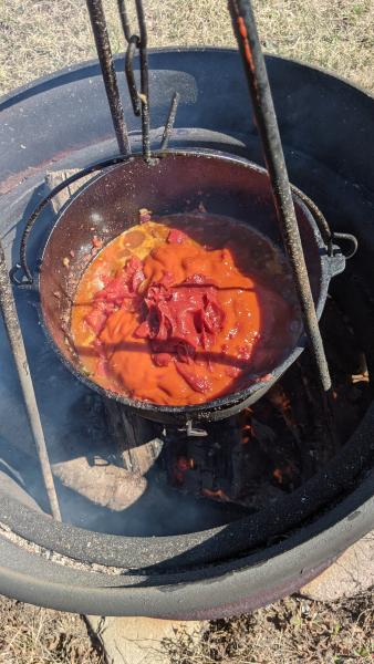 Chili on the Bonfire » RecipeCollage.com » September 15, 2025