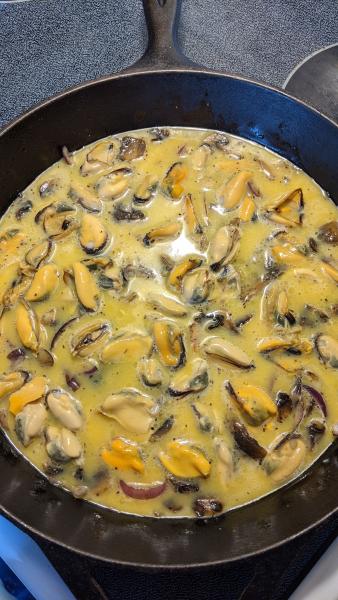 Mussel Fritatta » RecipeCollage.com » September 15, 2025